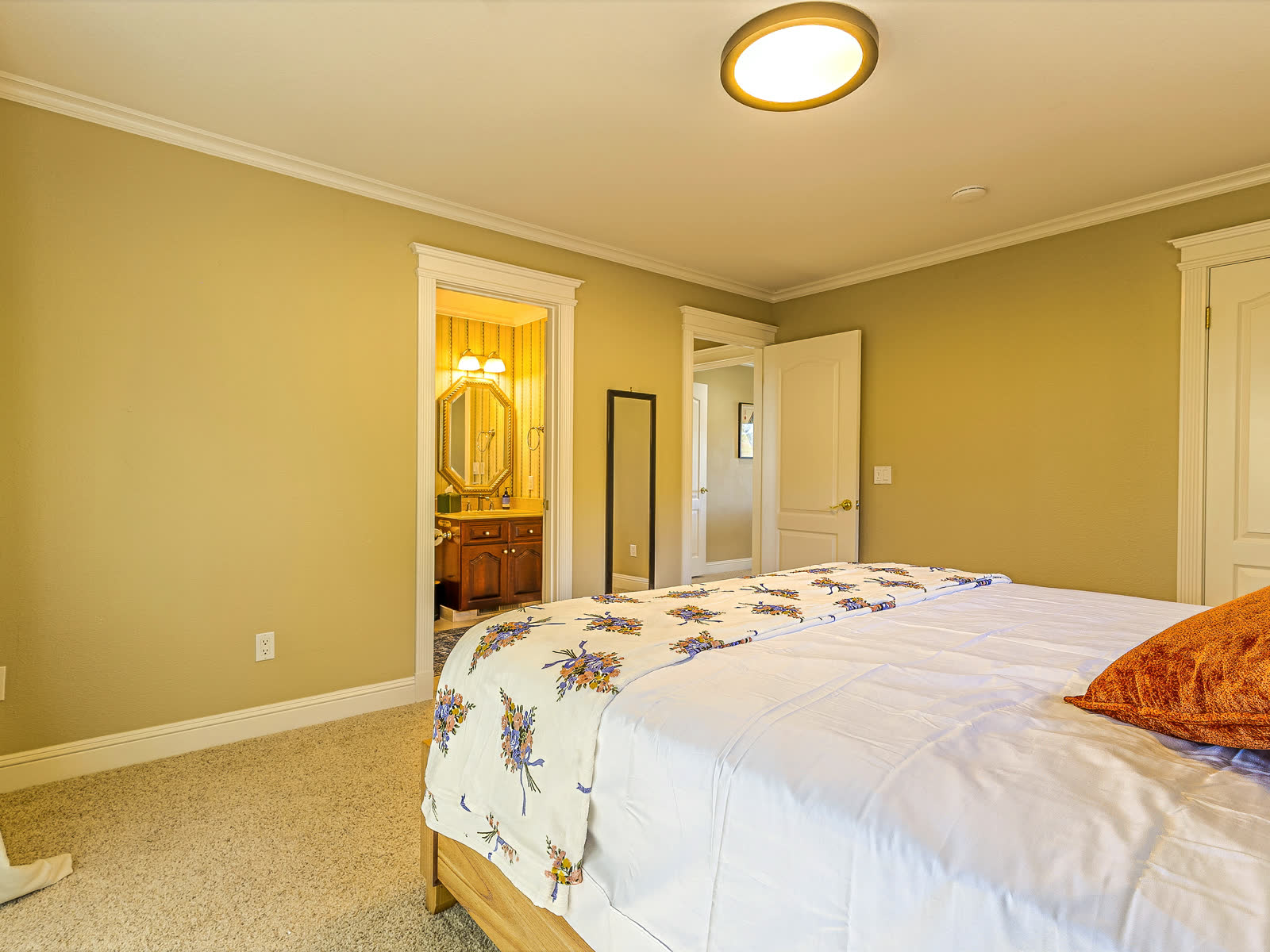 Bedroom three, and the door to its bathroom